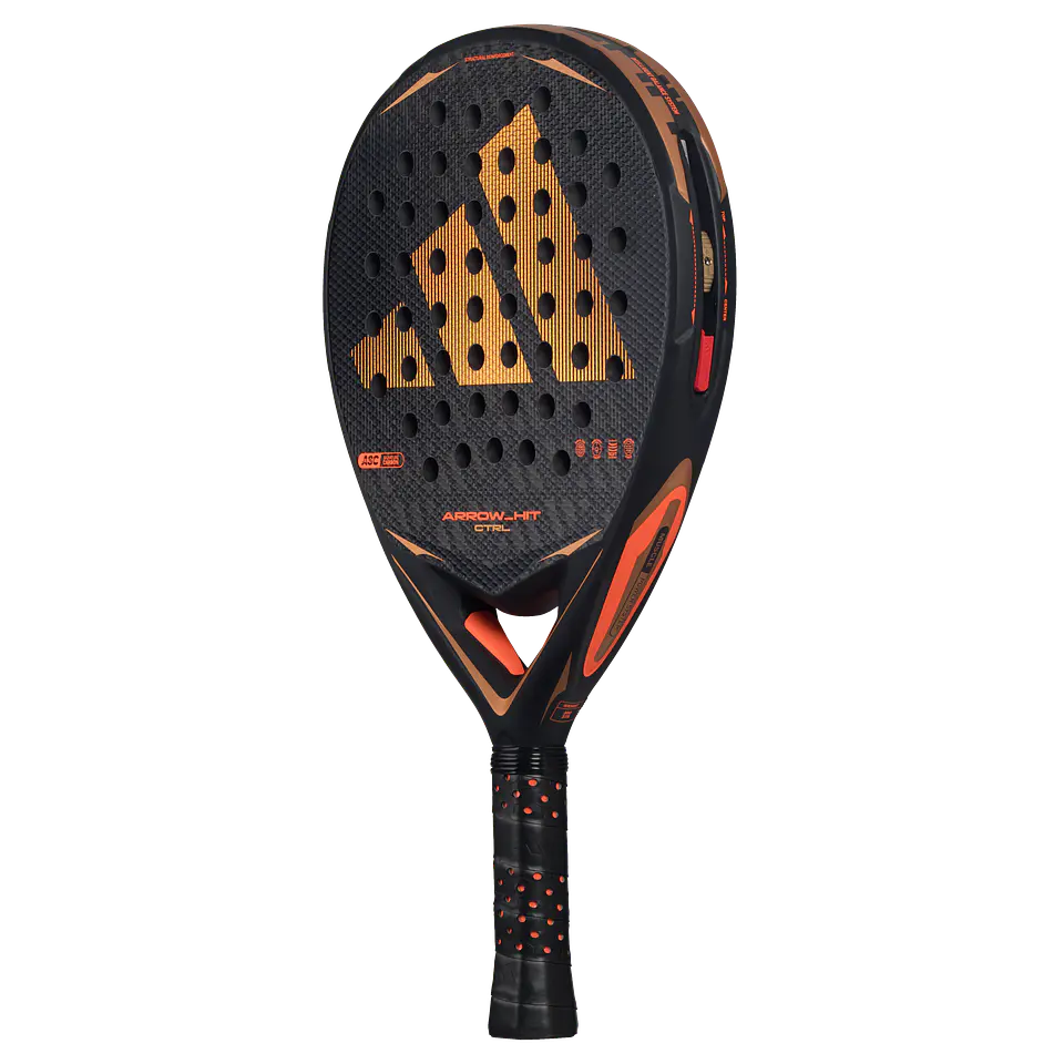 Pala de pádel Adidas Arrow Hit CTRL 3.5 Black Orange 2026 3