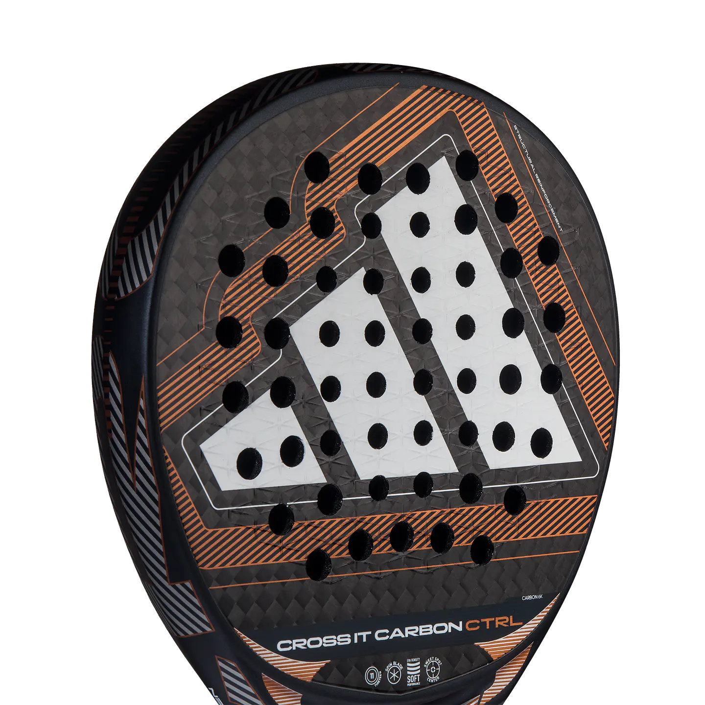 Pala de pádel Adidas Cross It Carbon CTRL 3.5 Blue Bronze 2026 7