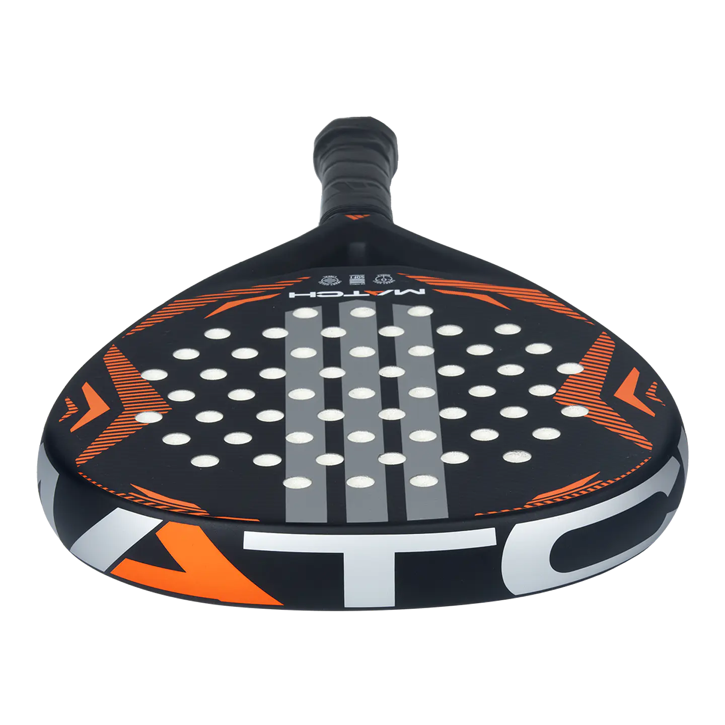 Pala de pádel Adidas Match 3.5 Black Orange 2026 5