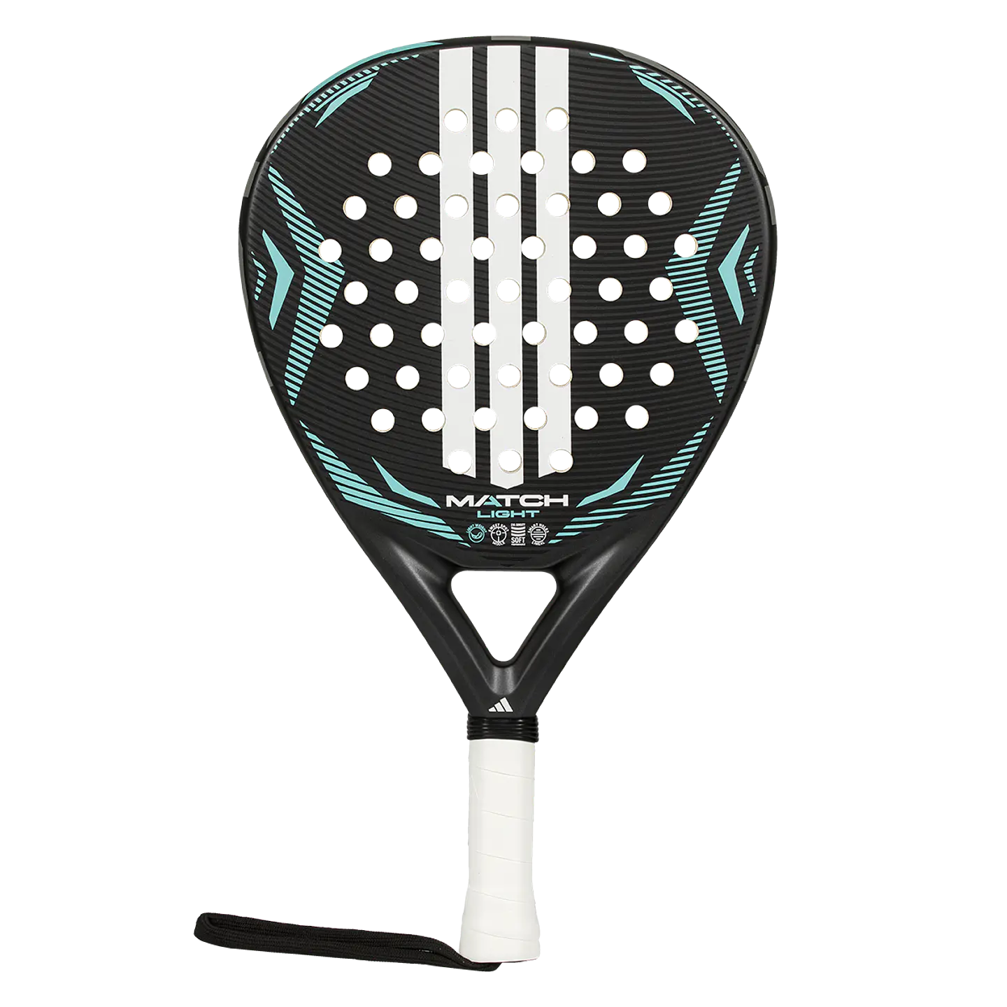 Pala de pádel Adidas Match 3.5 Anthracite Blue 2026 1