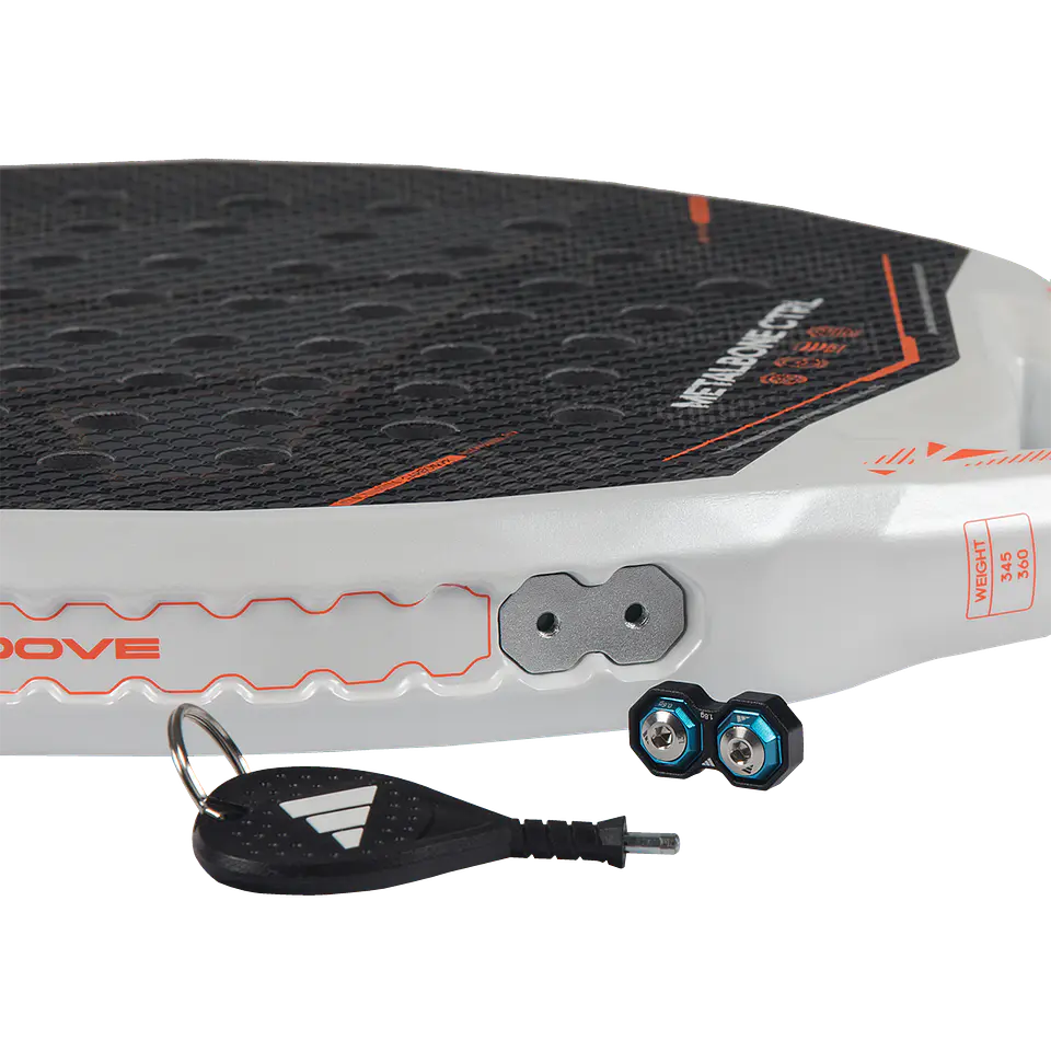 Pala de pádel Adidas Metalbone CTRL 3.5 Black Orange 2026 7