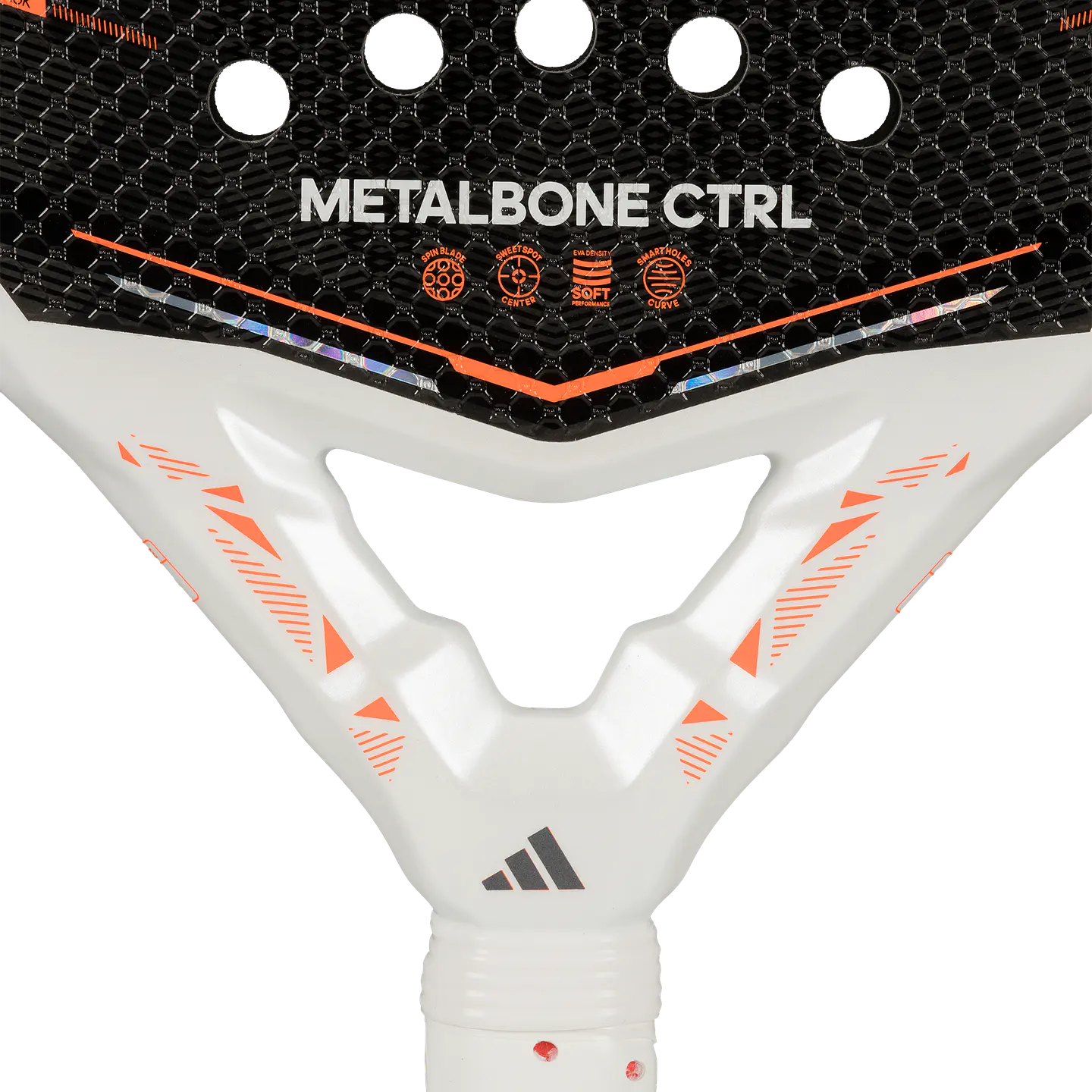 Pala de pádel Adidas Metalbone CTRL 3.5 Black Orange 2026 9