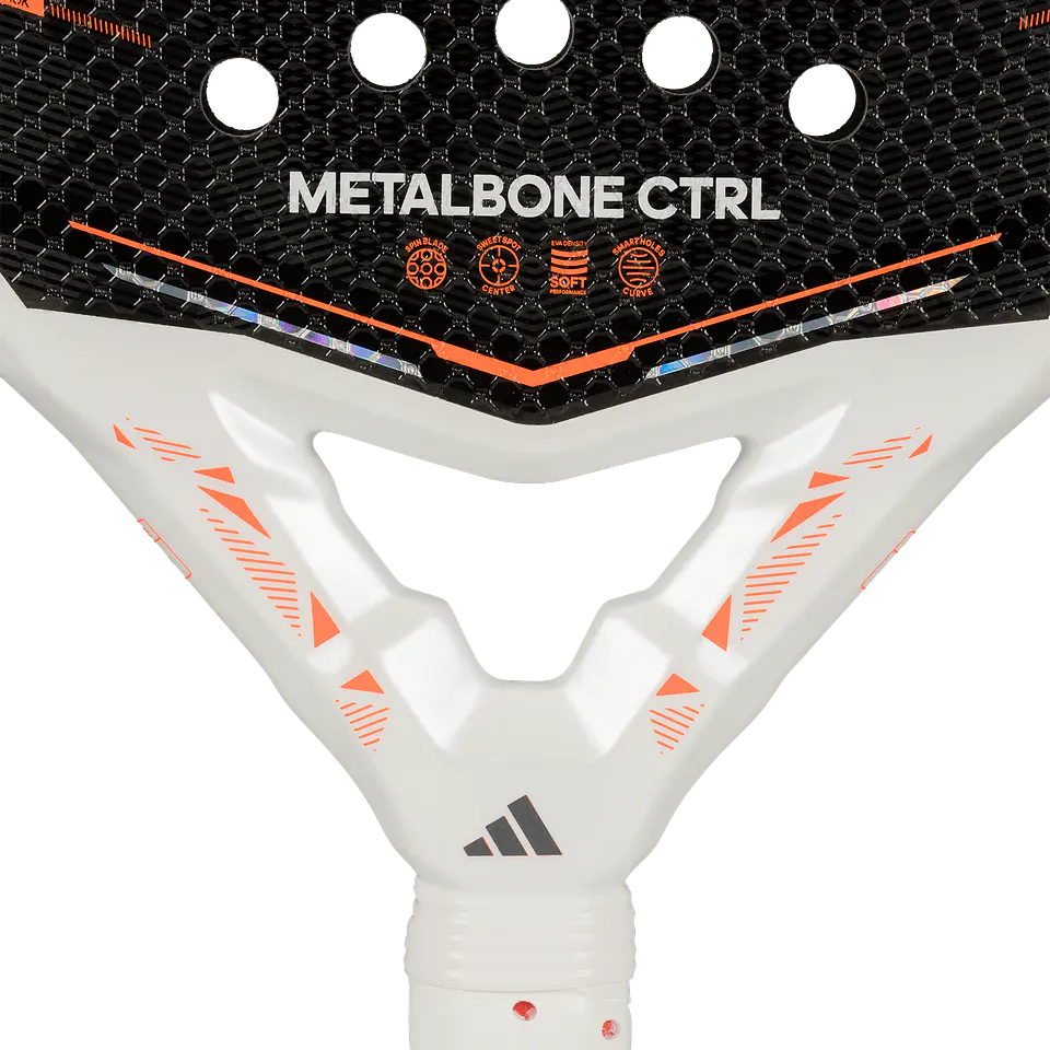 Pala de pádel Adidas Metalbone CTRL 3.5 Black Orange 2026 9