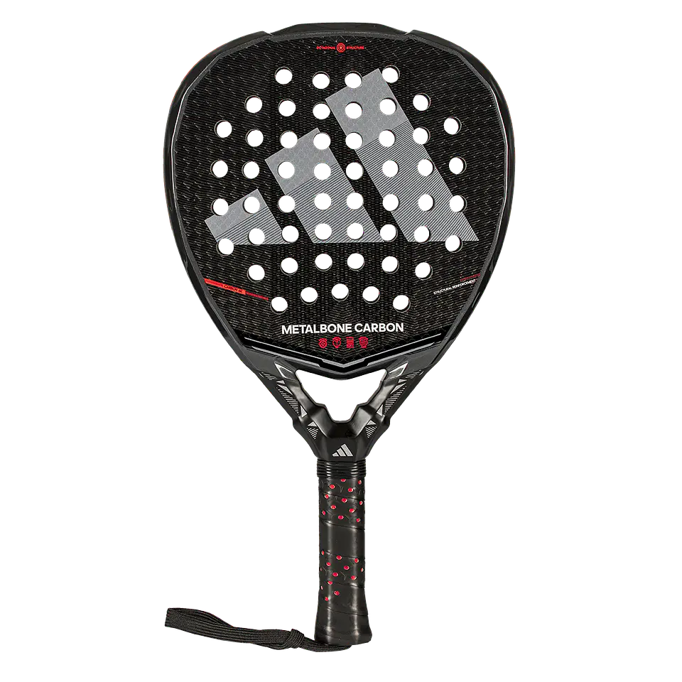 Pala de pádel Adidas Metalbone Carbon 3.5 Black Red 2026 1