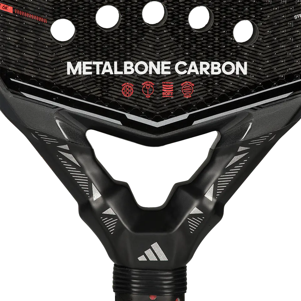 Pala de pádel Adidas Metalbone Carbon 3.5 Black Red 2026 9