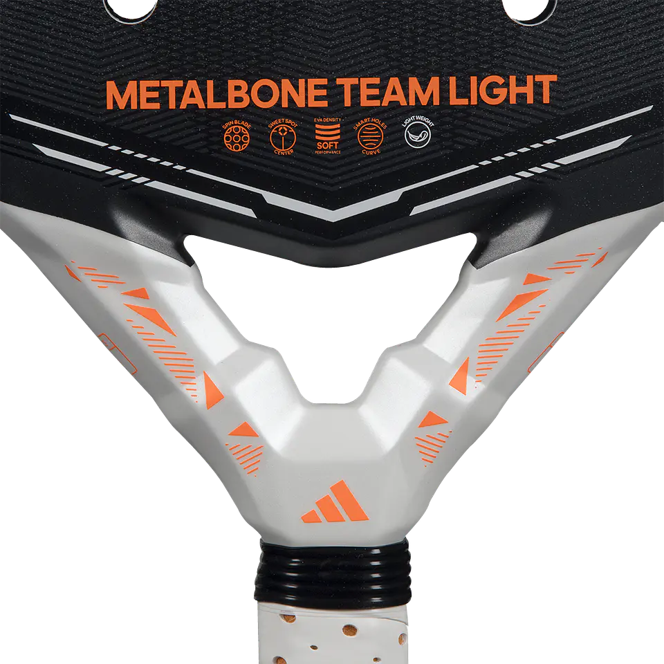 Pala de pádel Adidas Metalbone Team Light 3.5 Black White 2026 7