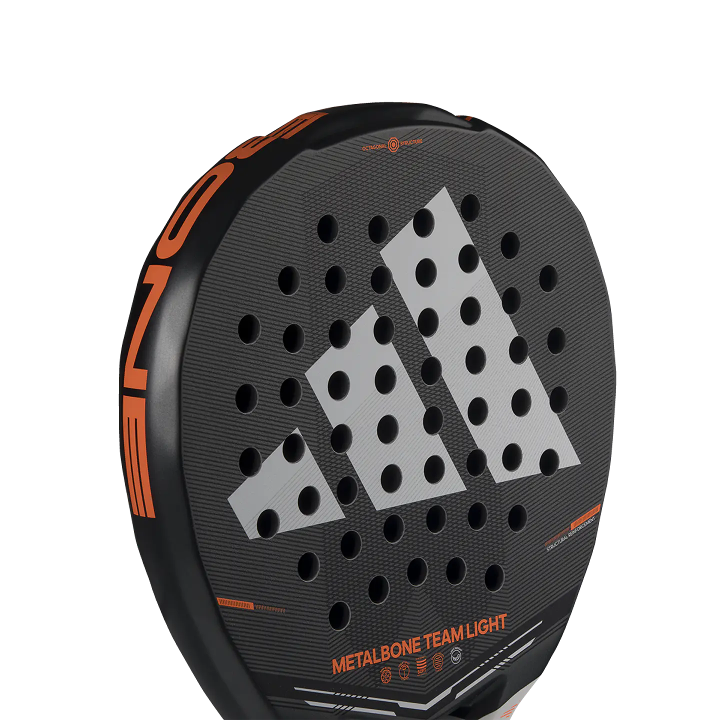 Pala de pádel Adidas Metalbone Team Light 3.5 Black White 2026 9