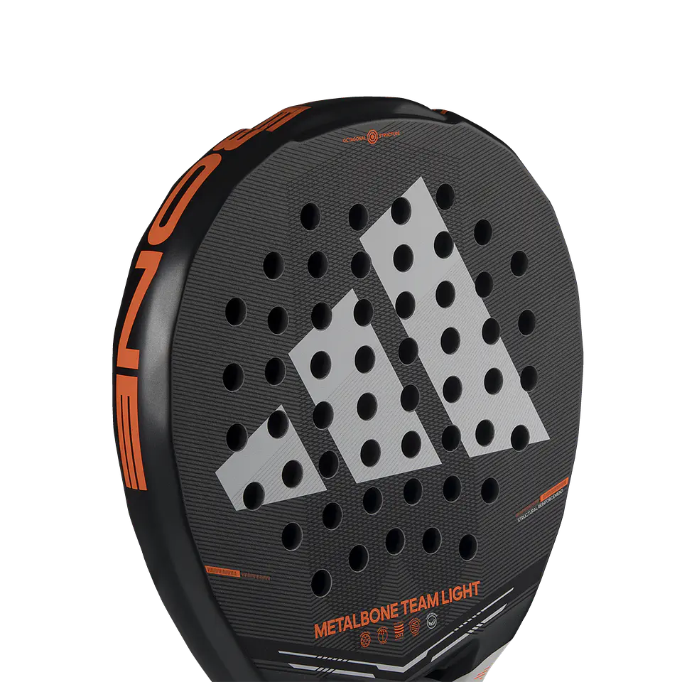 Pala de pádel Adidas Metalbone Team Light 3.5 Black White 2026 9