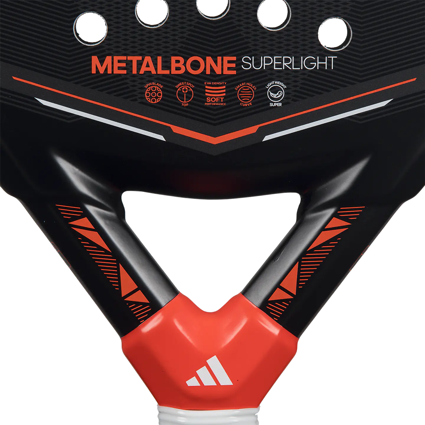 Pala de pádel Adidas Metalbone Superlight 3.5 Black Red 2026 7