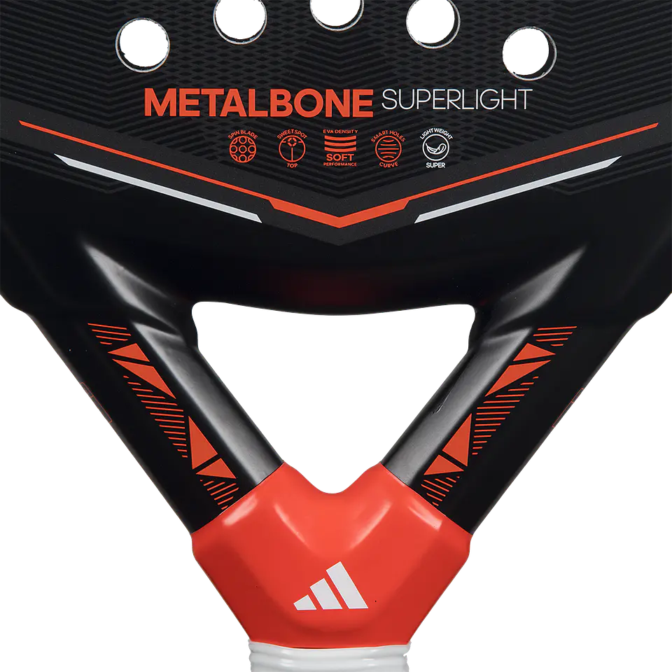 Pala de pádel Adidas Metalbone Superlight 3.5 Black Red 2026 7