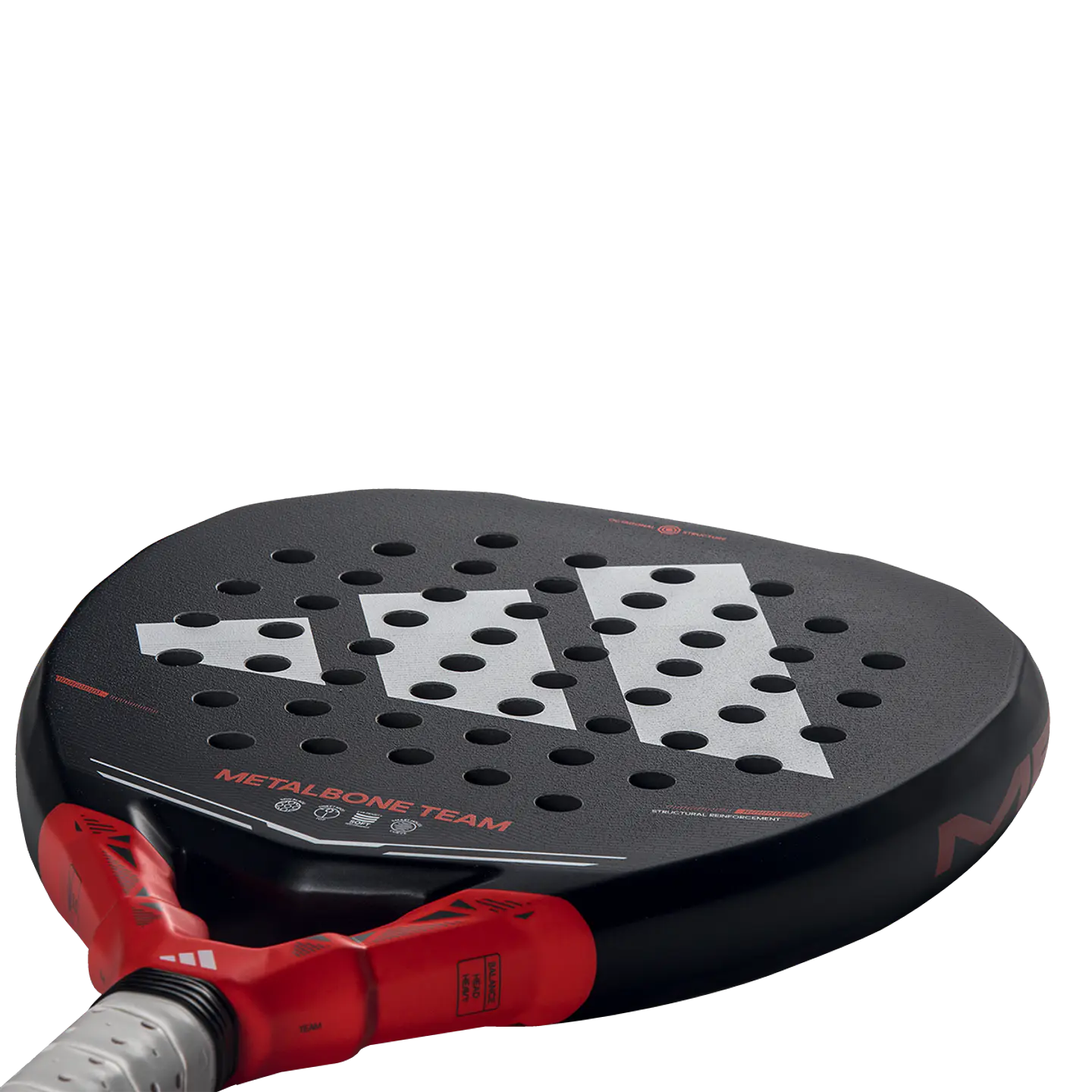 Pala de pádel Adidas Metalbone Team 3.5 Black Red 2026 7