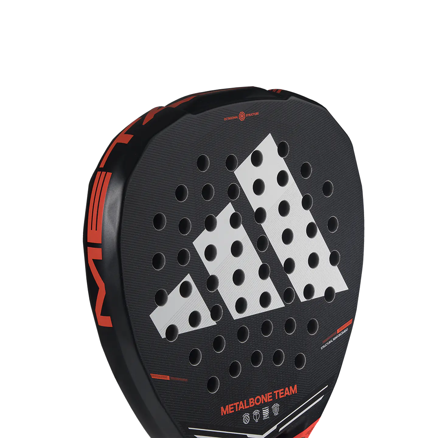 Pala de pádel Adidas Metalbone Team 3.5 Black Red 2026 8