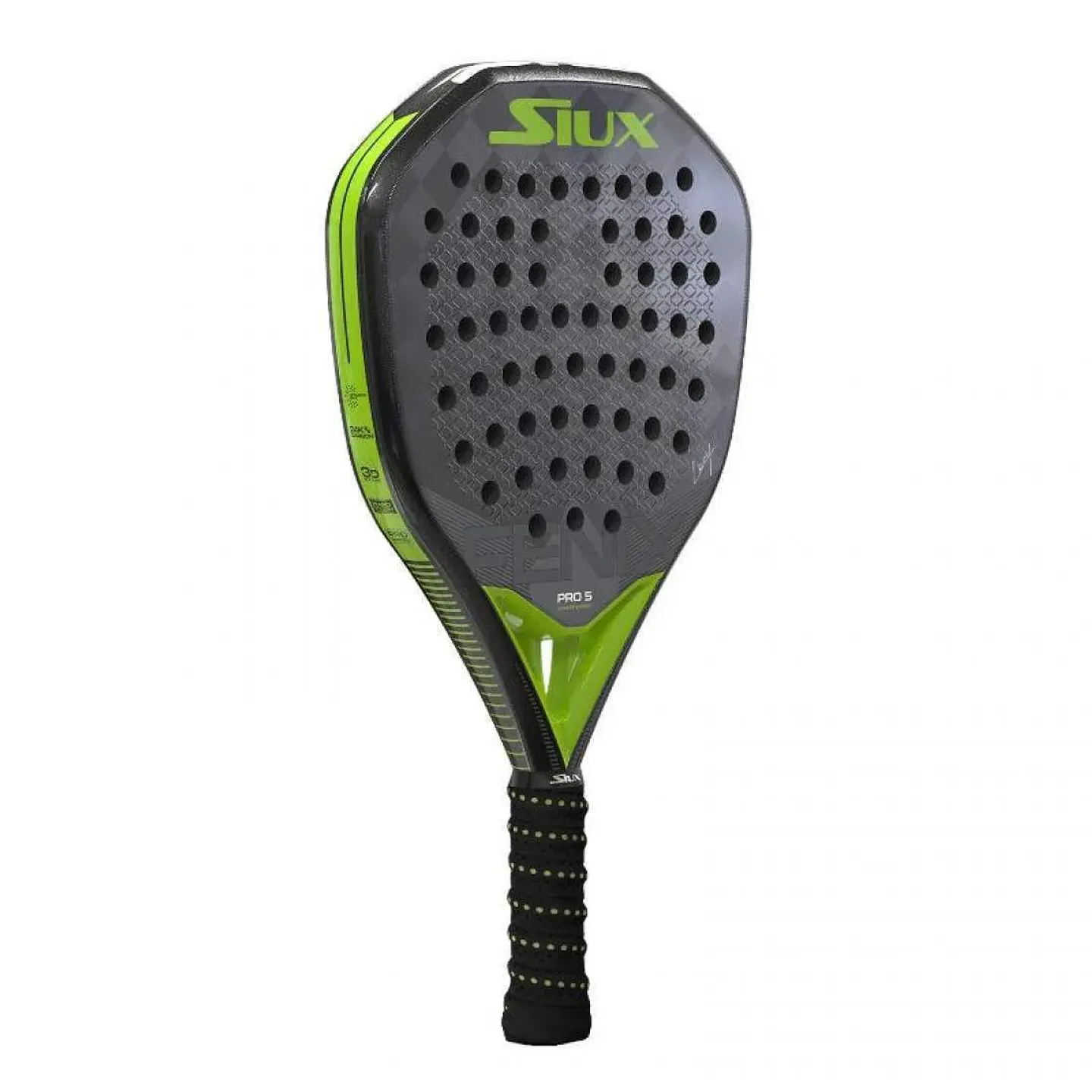 Pala de pádel Siux Fénix pro 5 LTD Leo Augsburger 2025 3