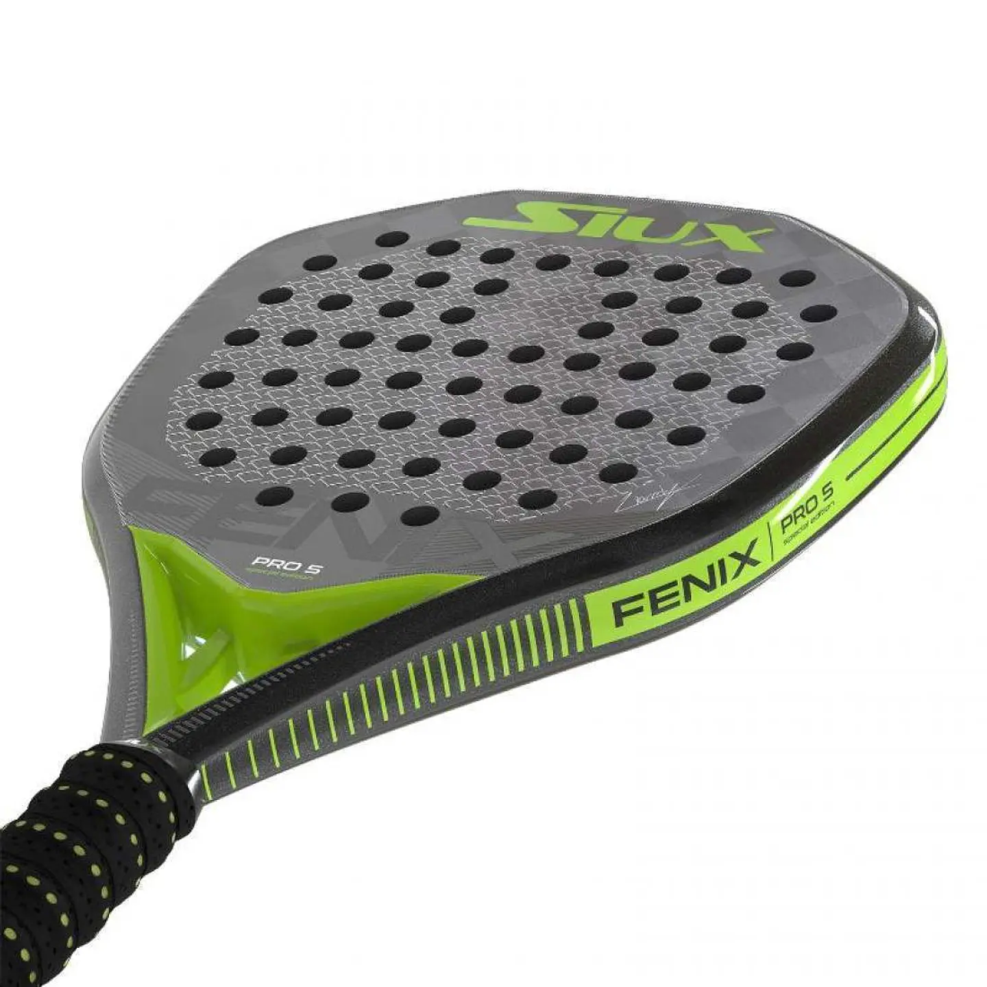 Pala de pádel Siux Fénix pro 5 LTD Leo Augsburger 2025 5