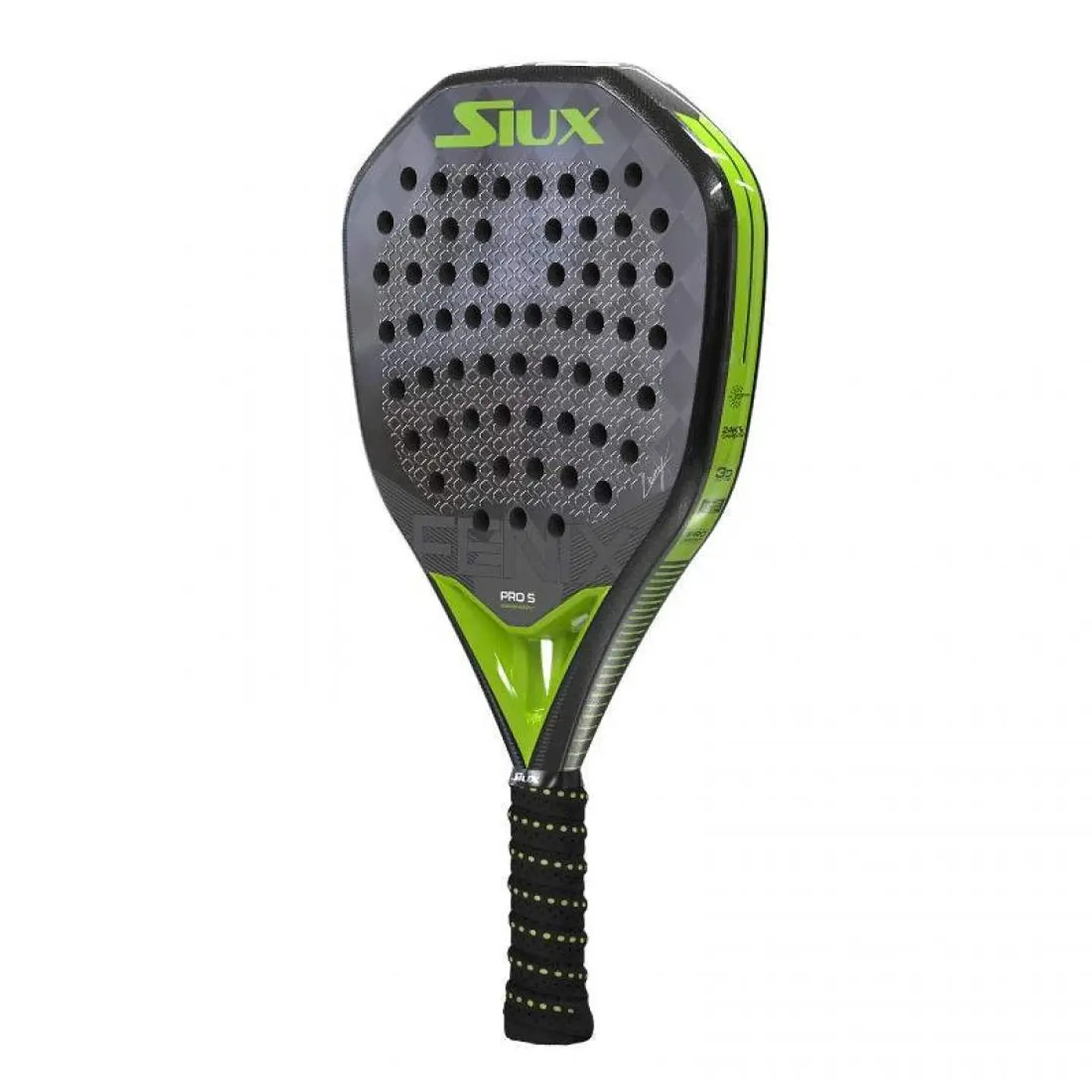 Pala de pádel Siux Fénix pro 5 LTD Leo Augsburger 2025 2