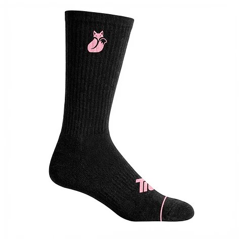 Calcetin Crew D4 Lehinde Black Pink M25W