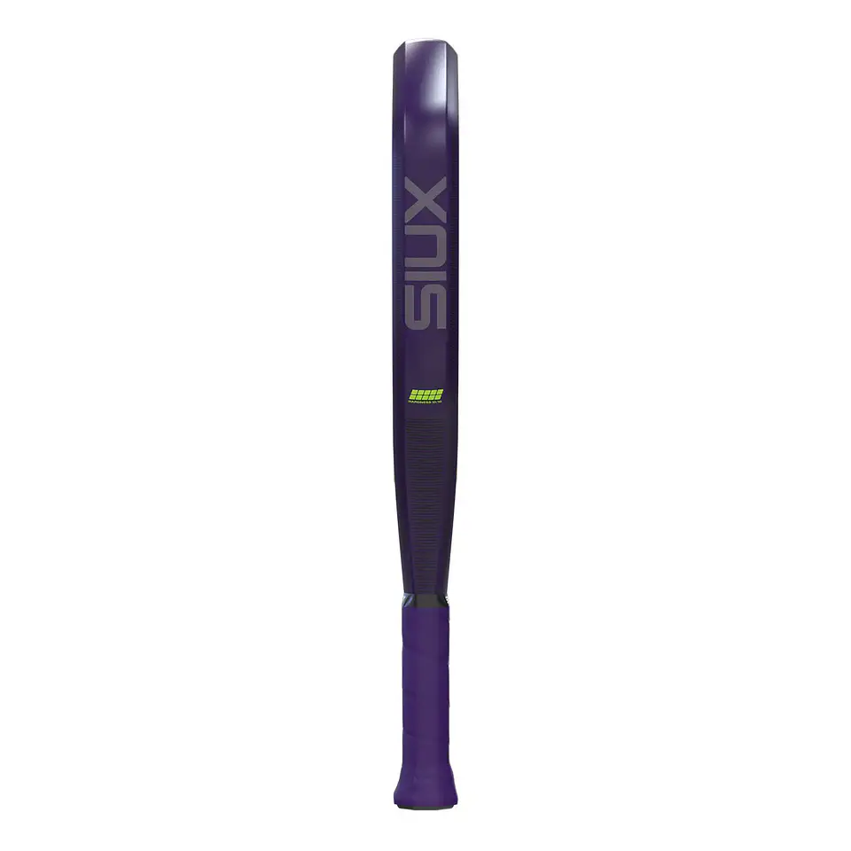 Pala de pádel Siux Fenix Pro Glow Purple Leo Augsburger 2026 4