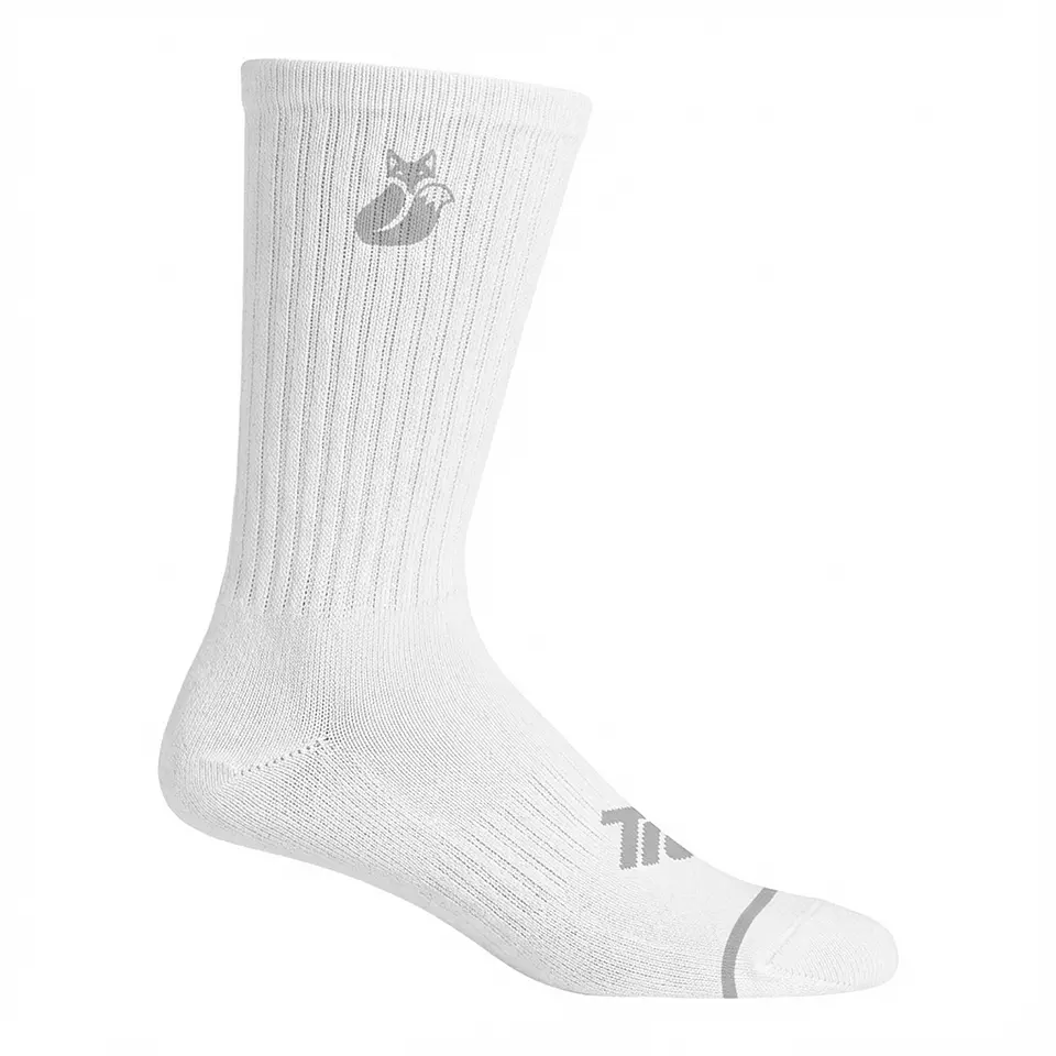 Calcetin D4 Lehinde White Grey 1