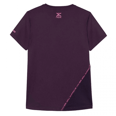 Camiseta Nox Pro Morado Oscuro Mujer