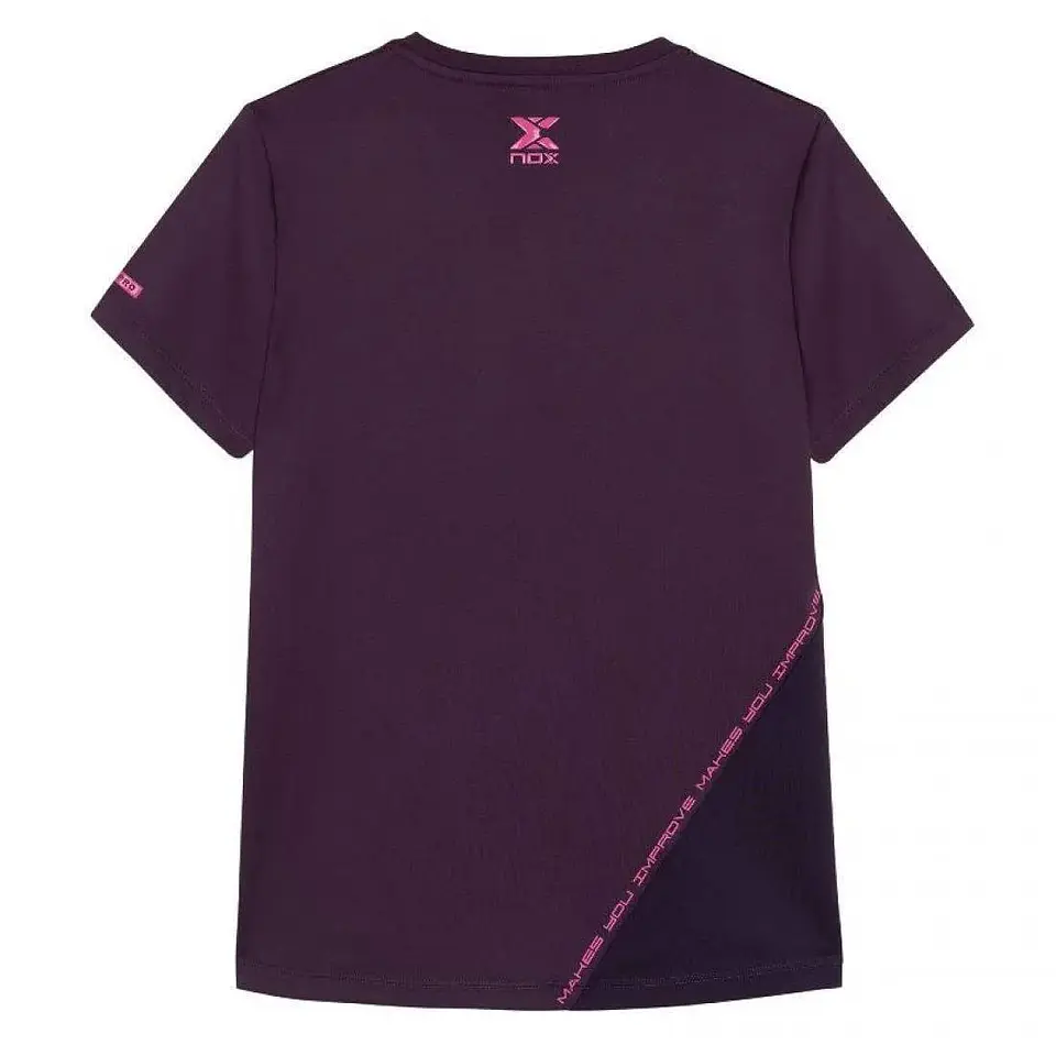 Camiseta Nox Pro Morado Oscuro Mujer 2