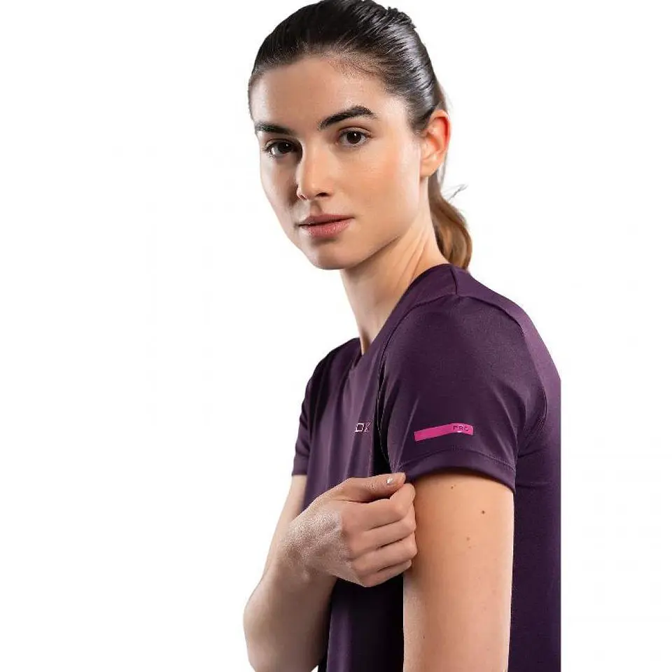 Camiseta Nox Pro Morado Oscuro Mujer 6