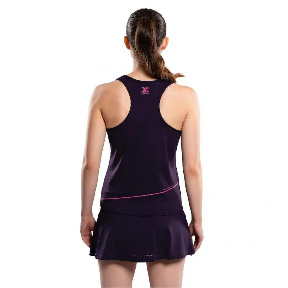  Camiseta Nox Pro Morado Oscuro Rosa Mujer 4