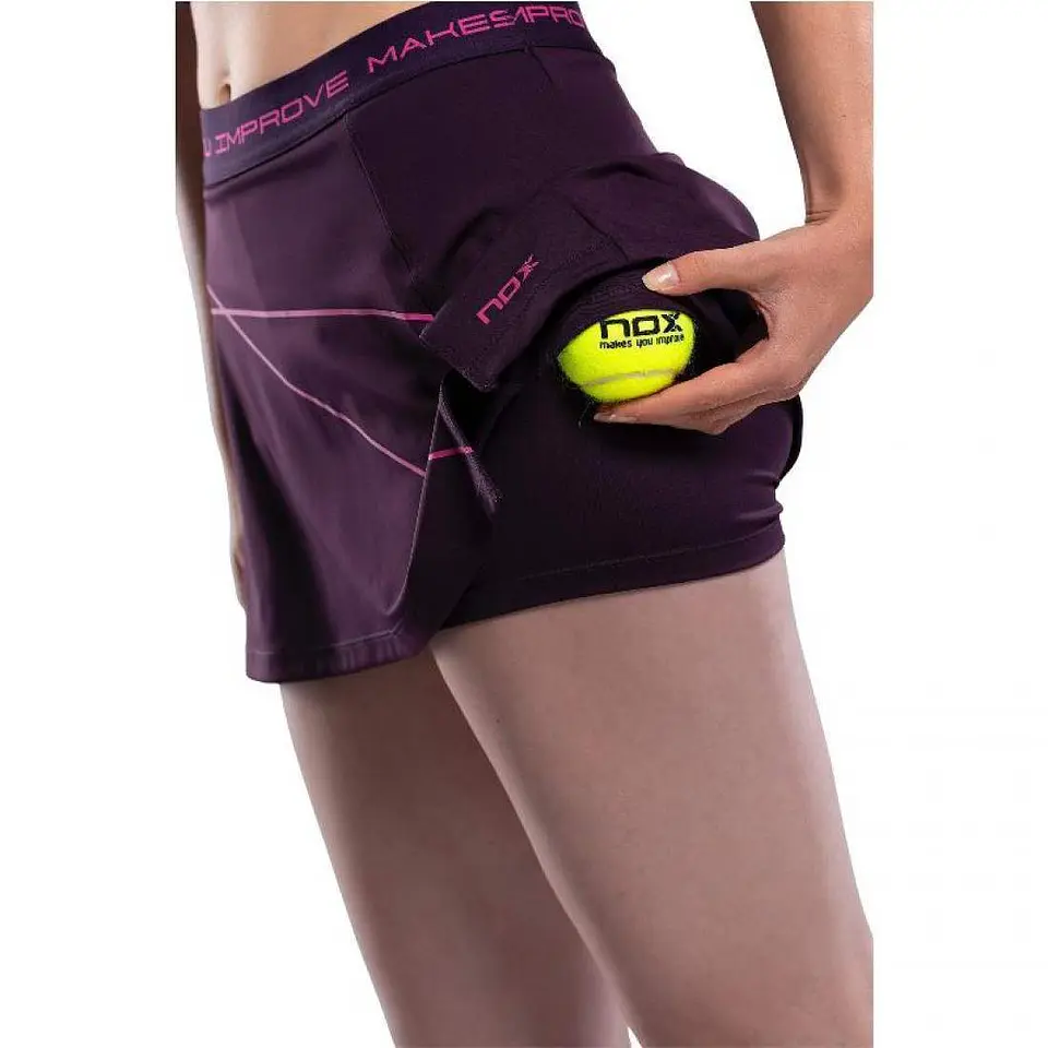 Falda Nox Pro Morado Oscuro 5
