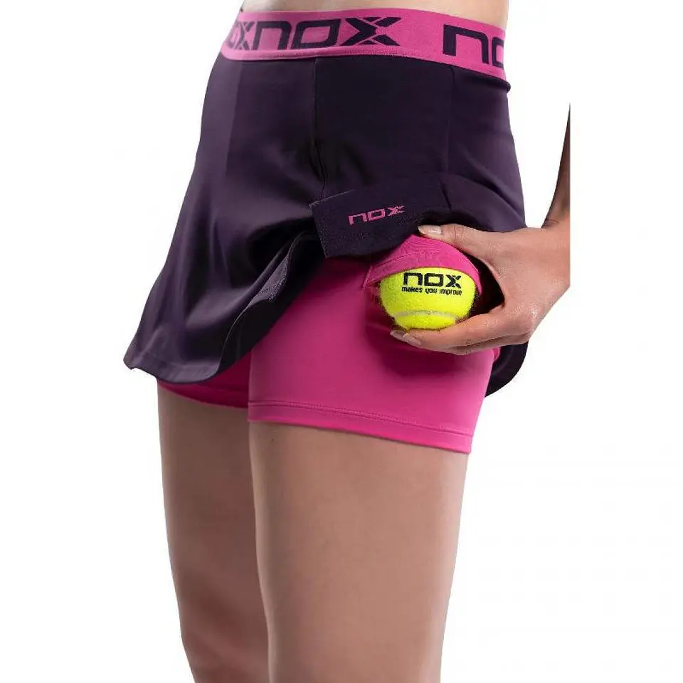 Falda Nox Pro Morado Rosa 4