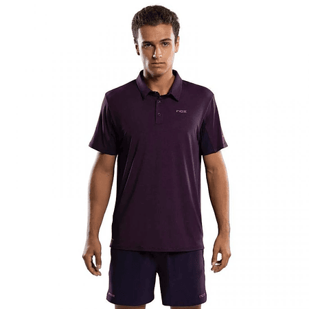 Polo Nox Pro Morado Oscuro