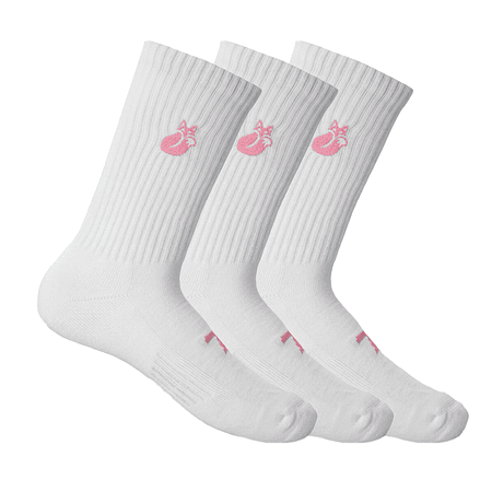 Calcetin Comfort colors pack X3 Tilki Lehinde White Pink M25W