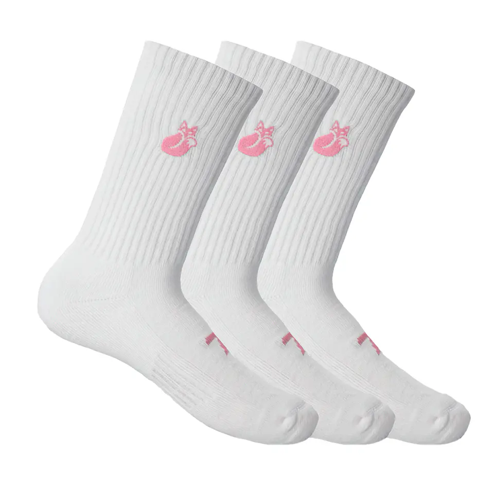 Calcetin Comfort colors pack X3 Tilki Lehinde White Pink M25W 1