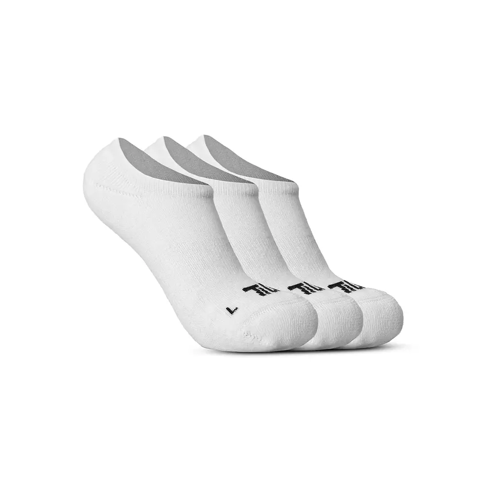 Calcetin Invisible Pack X3 Tilki Lehinde White Black M25W 1