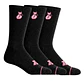 Calcetin Comfort colors pack X3 Tilki Lehinde Black Pink M25W - Miniatura 1