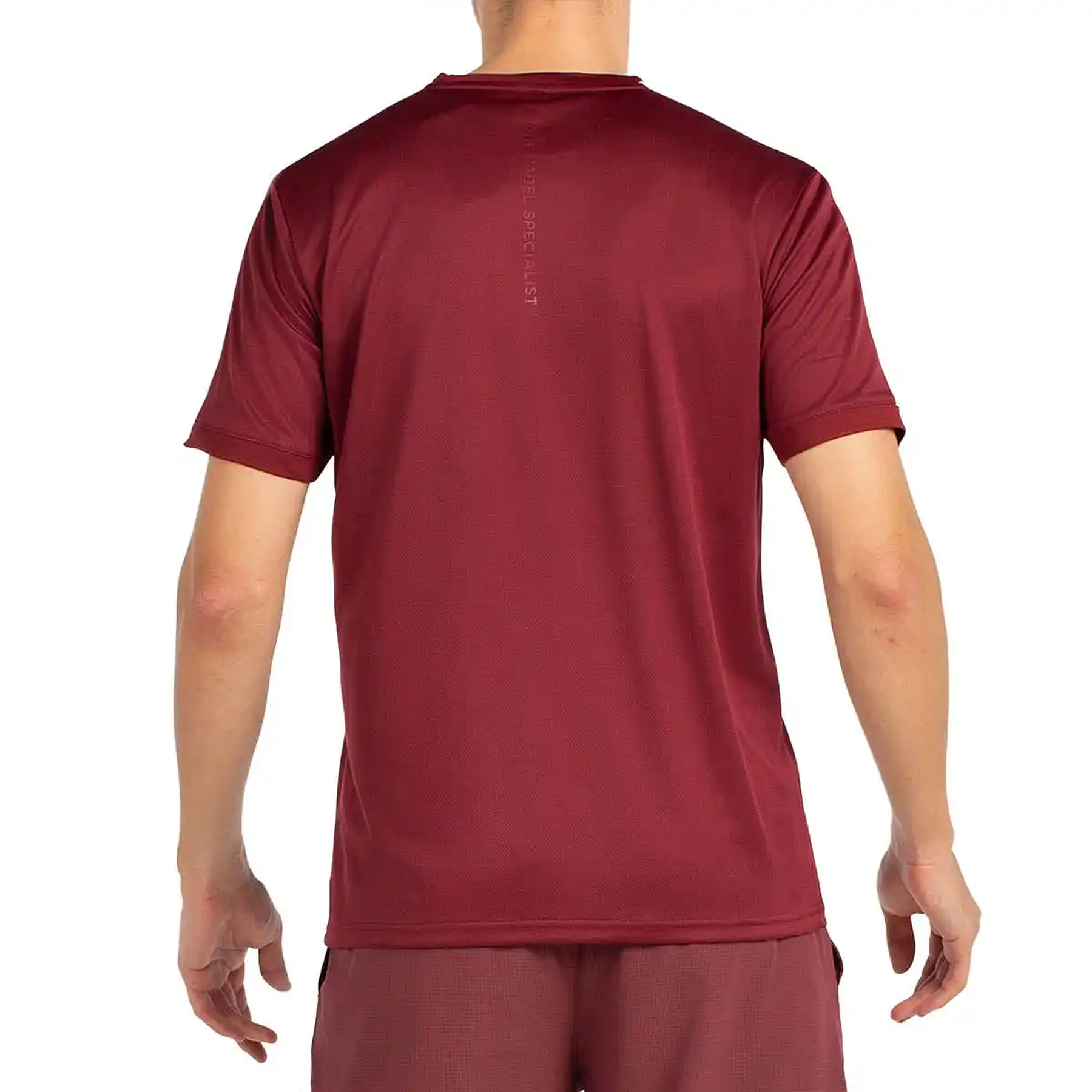 Polera bullpadel Alder Vino Burdeo
