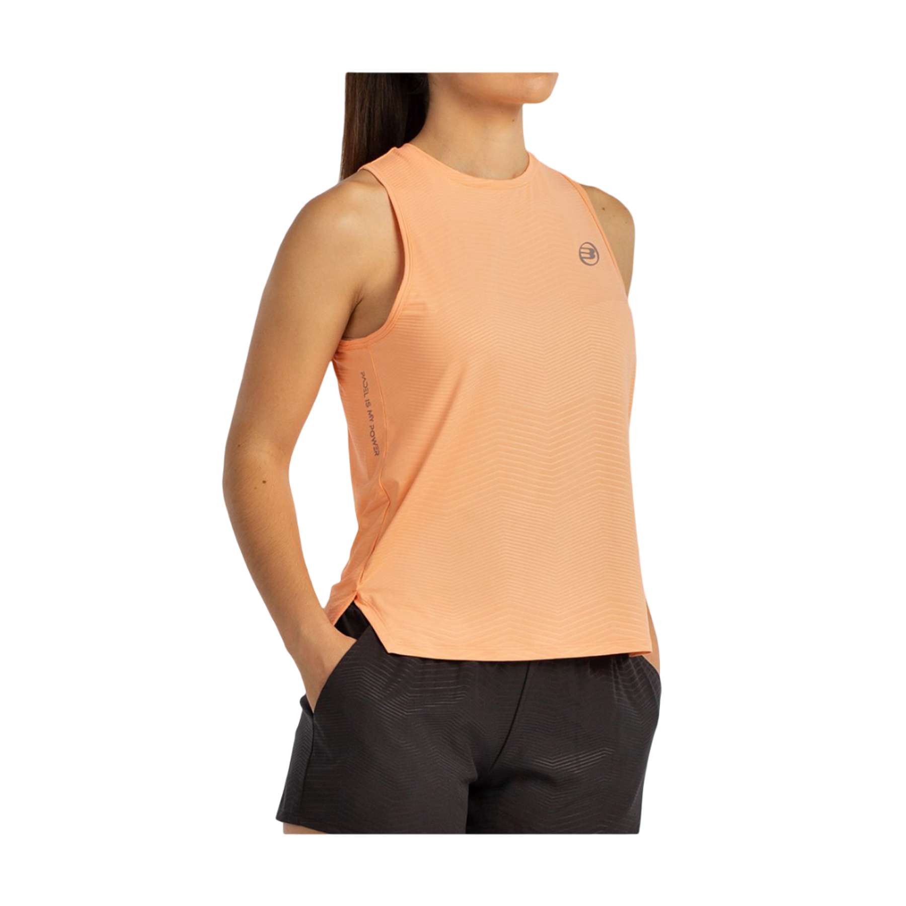 Camiseta Bullpadel Etilo Albaricoque 