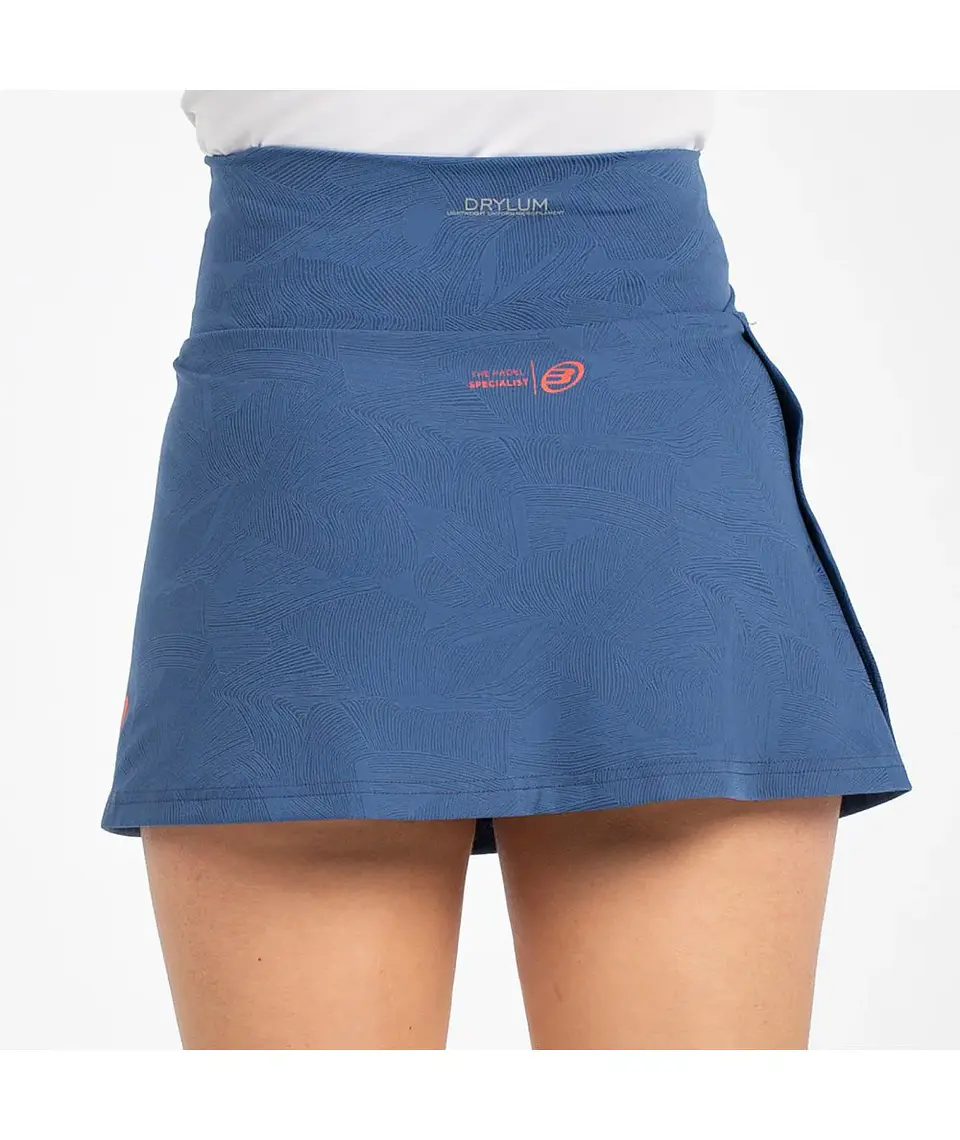 Falda Bullpadel Castula Azul Sombra 3