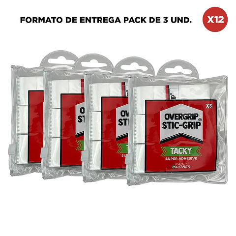 Overgrip Stic-Grip Blanco Perforado X12