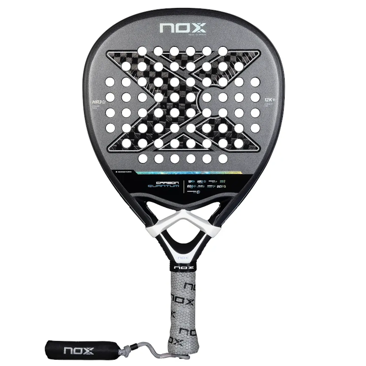 Pala de pádel Nox Quantum 12K Carbon 2025 1