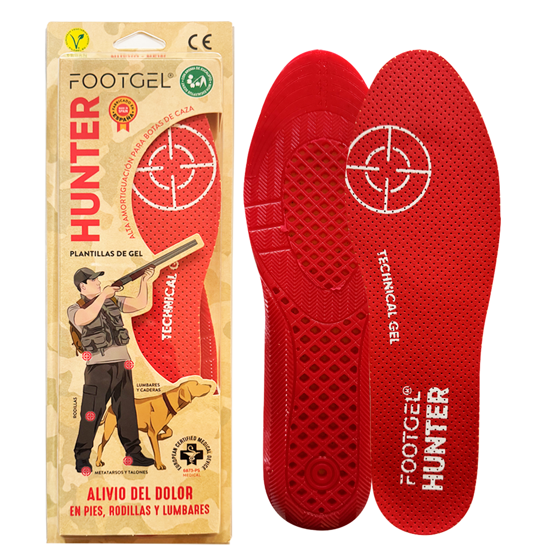 Plantilla Footgel Hunter (Caza)