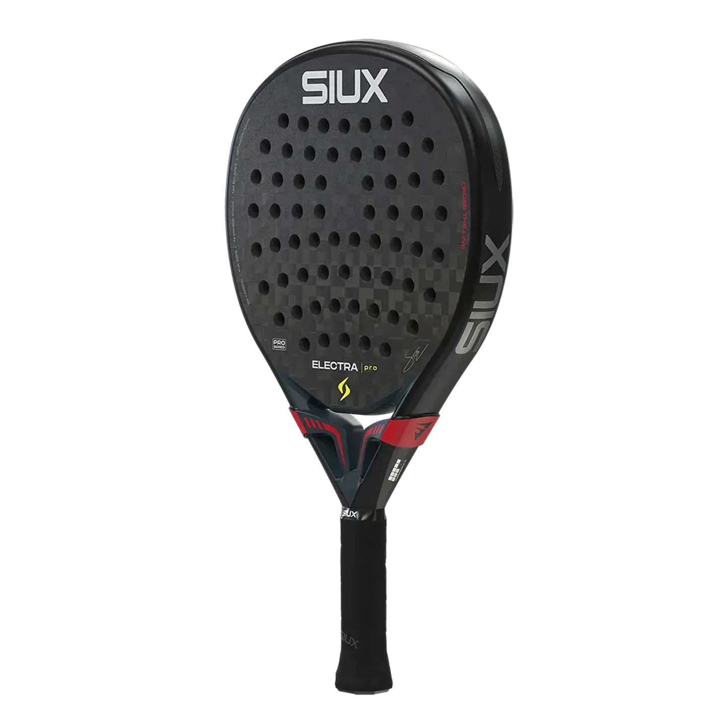 Pala de pádel Siux Stupa Electra Pro Negro Rojo 2026 4