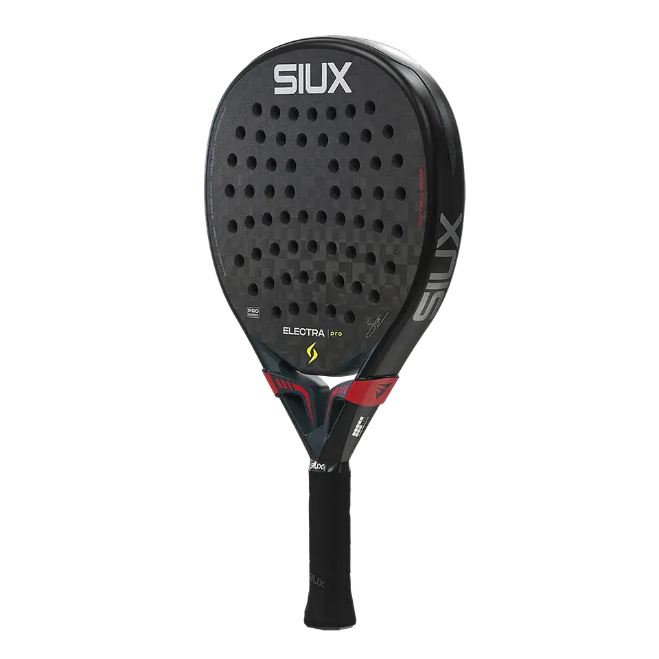 Pala de pádel Siux Stupa Electra Pro Negro Rojo 2026 4