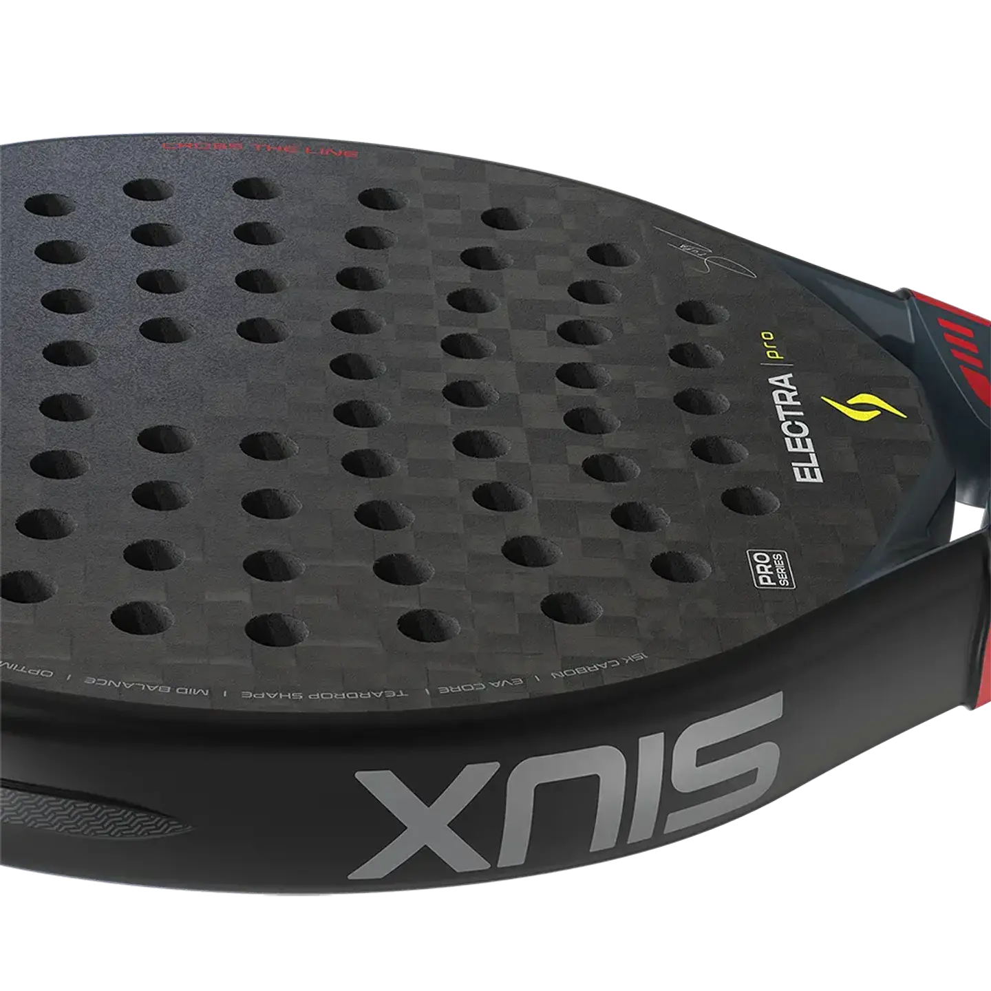 Pala de pádel Siux Stupa Electra Pro Negro Rojo 2026 5