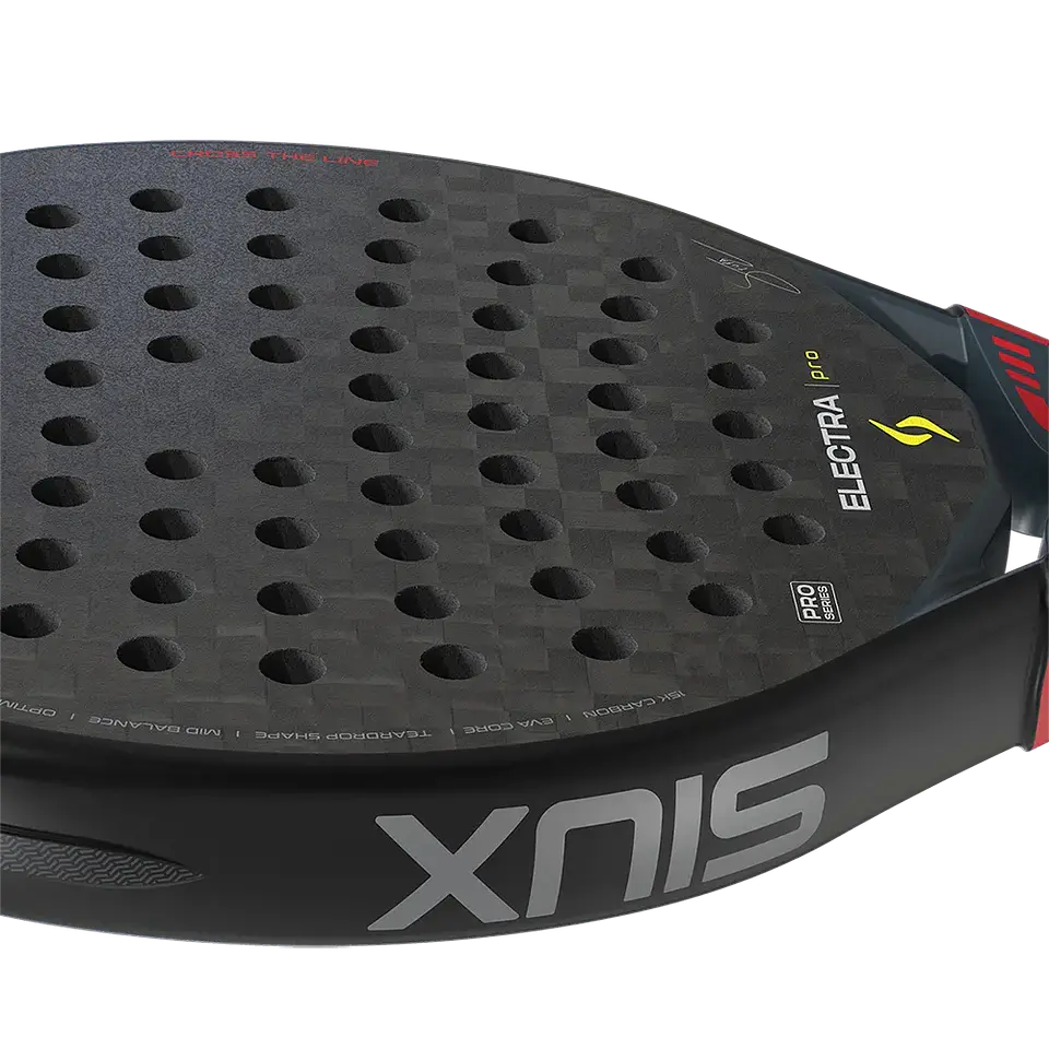 Pala de pádel Siux Stupa Electra Pro Negro Rojo 2026 5