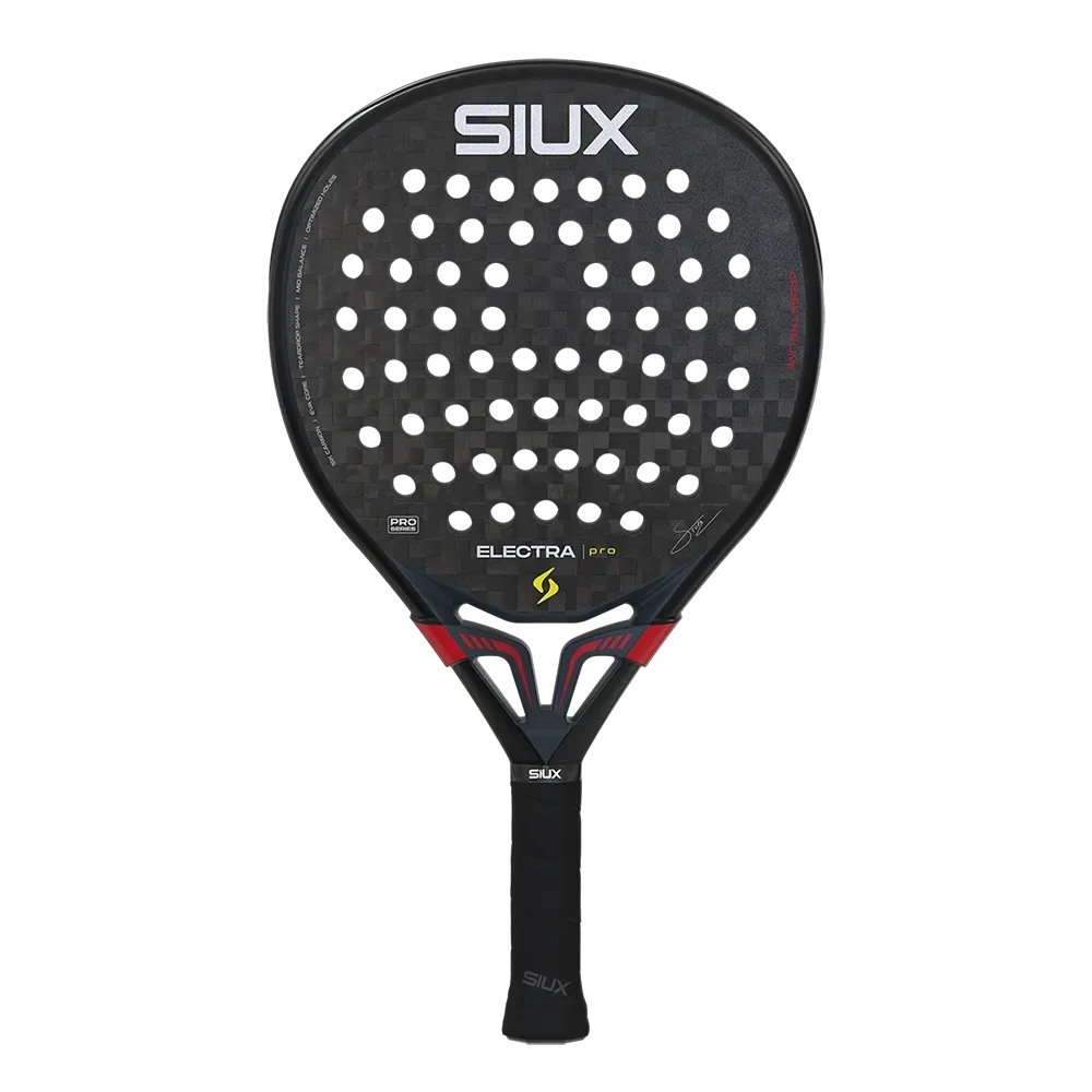 Pala de pádel Siux Stupa Electra Pro Negro Rojo 2026