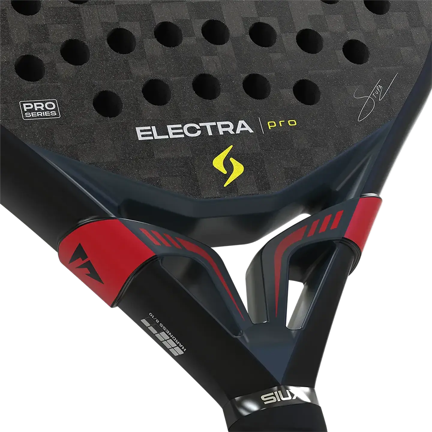 Pala de pádel Siux Stupa Electra Pro Negro Rojo 2026 8
