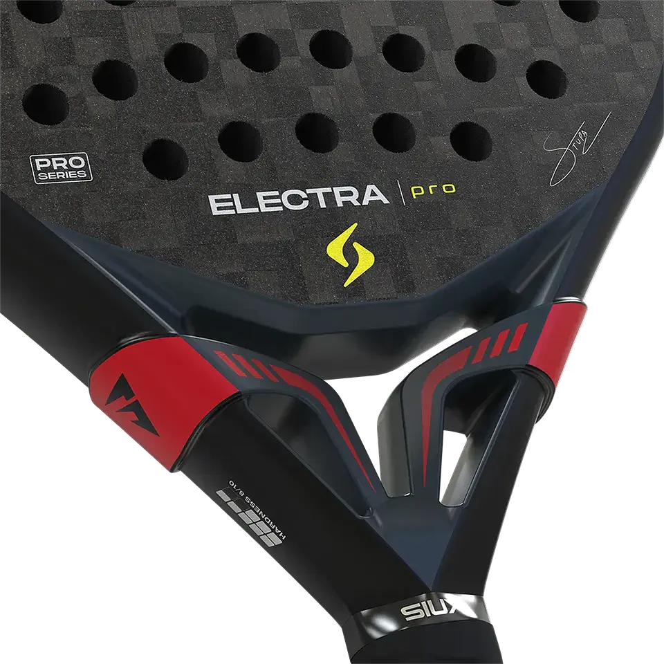 Pala de pádel Siux Stupa Electra Pro Negro Rojo 2026 8