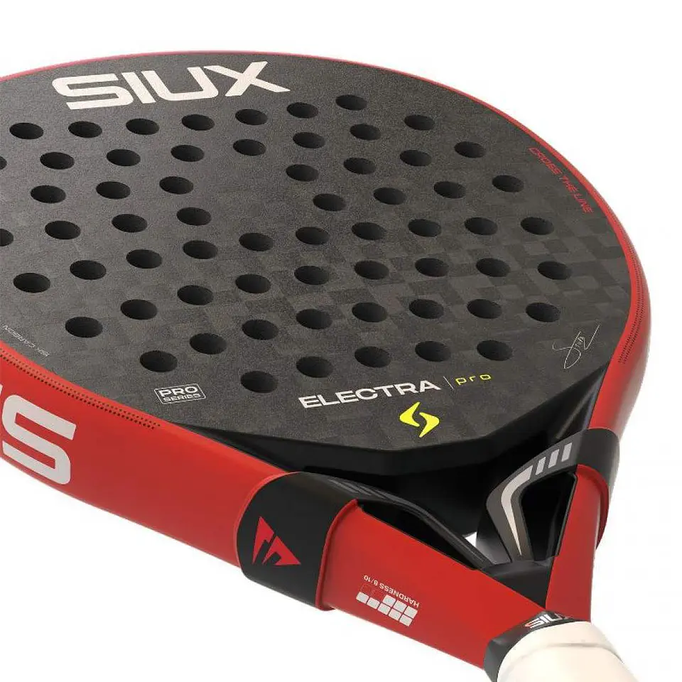 Pala de pádel Siux Stupa Electra Pro Rojo Negro 2026 5