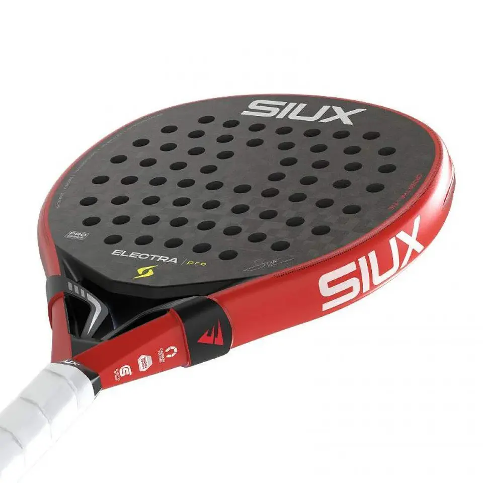 Pala de pádel Siux Stupa Electra Pro Rojo Negro 2026 7