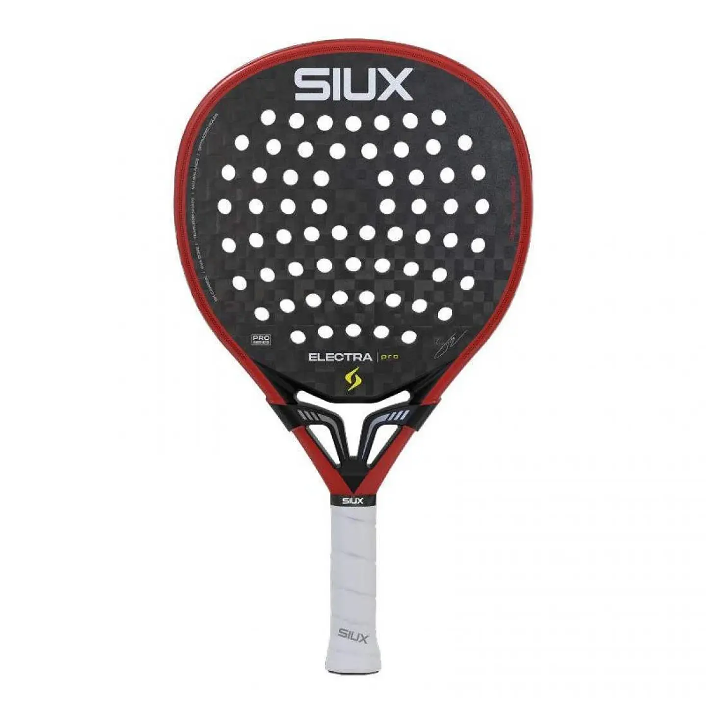 Pala de pádel Siux Stupa Electra Pro Rojo Negro 2026 1