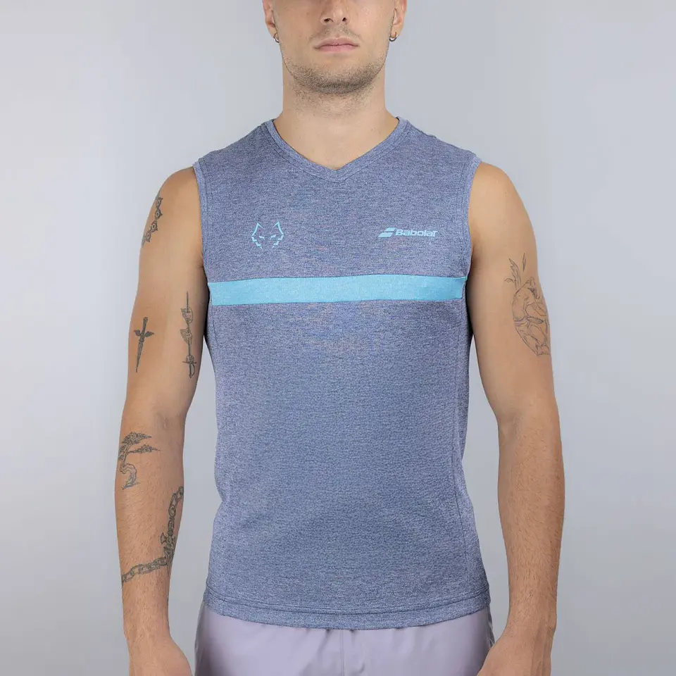 Babolat Muscle Tankt Juan Lebron gris azul 2026 7